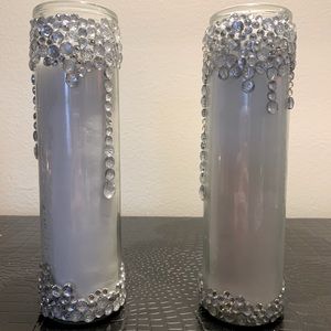 Glam teardrop candles bling teardrop candles